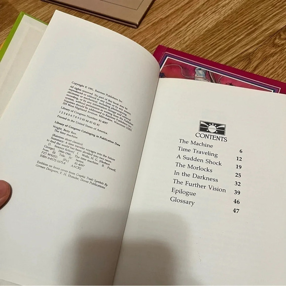 Lot 4 Raintree Classics 1982 Time Machine Pride & Prejudice Moby Dick Wuthering - Picture 7 of 10